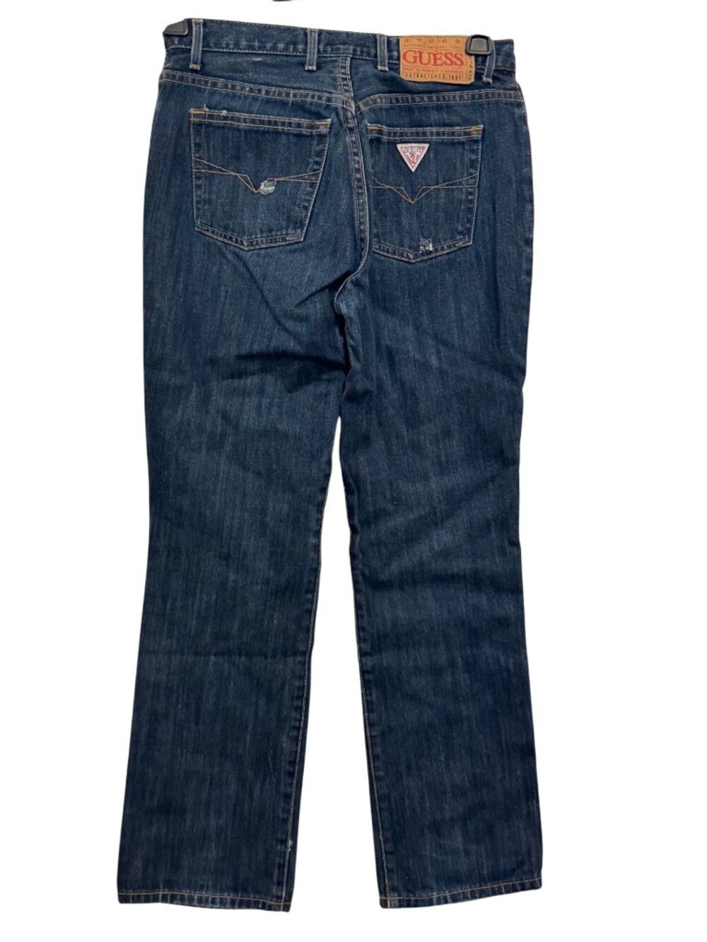 Guess Womens Dark Wash Denim Jeans Size 27 Style 69006-RG
